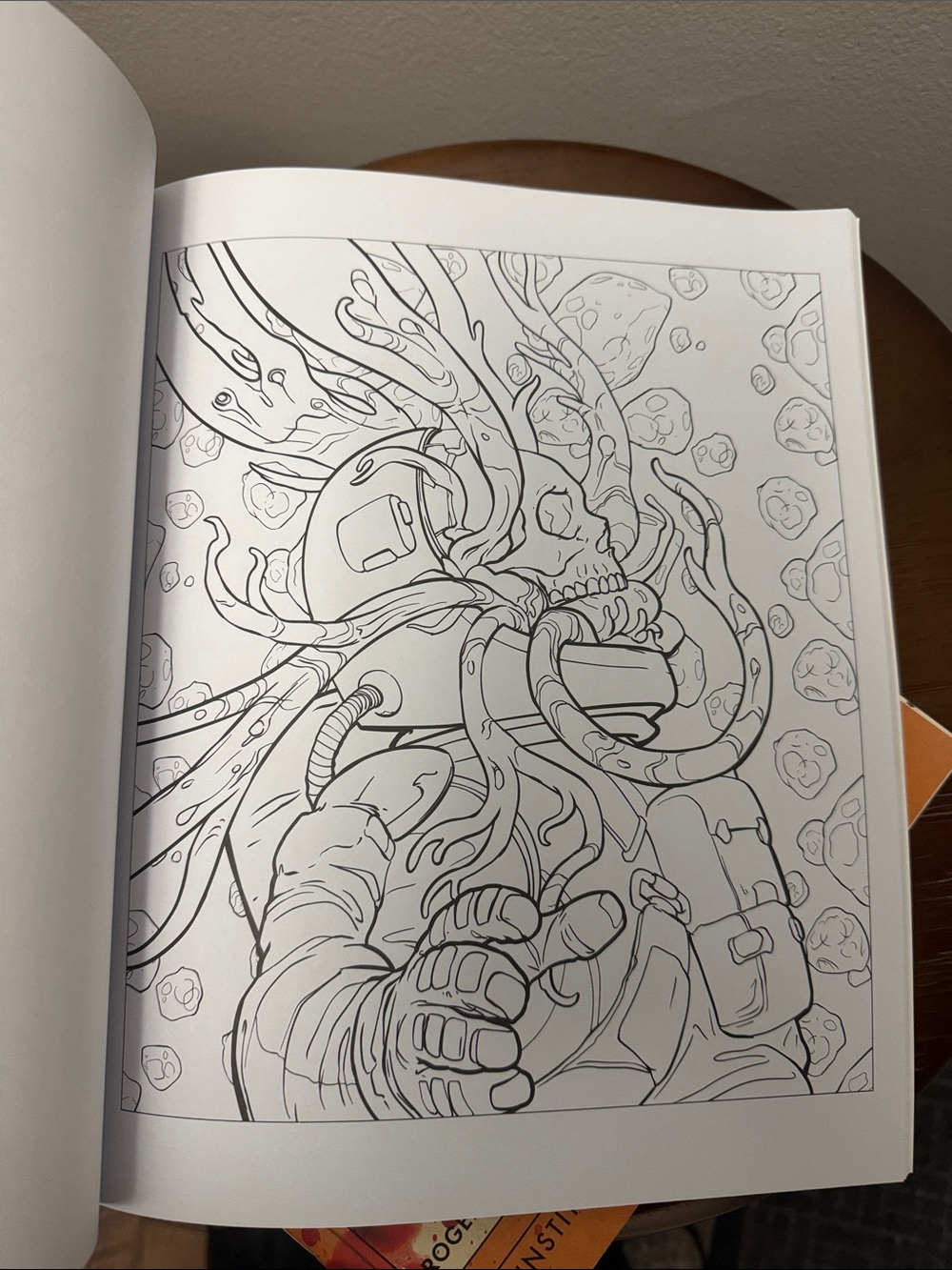 Two Horror Coloring Books & Horror Sticker Book - Picture 6 of 11